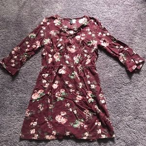 H&M Divided Floral Dress